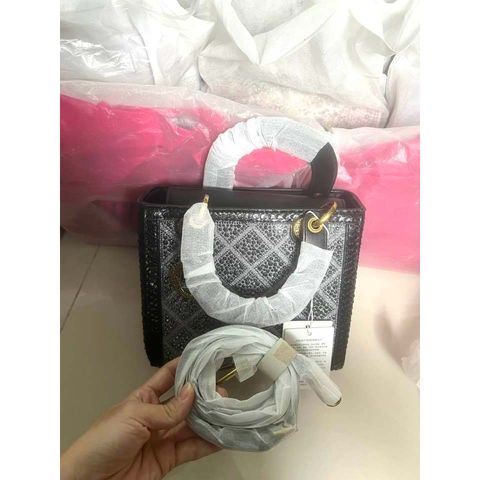 (HÀNG VIP) - Túi vuông dáng Nữ Đính Đá Sang Trọng 4 màu size 20