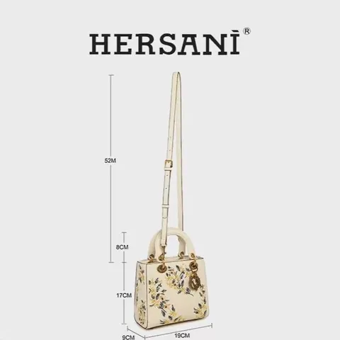 (Hàng V.I.P LIMITED ORDER) - Túi xách nữ HERSANI thêu thủ công hoa sang trọng, đẳng cấp