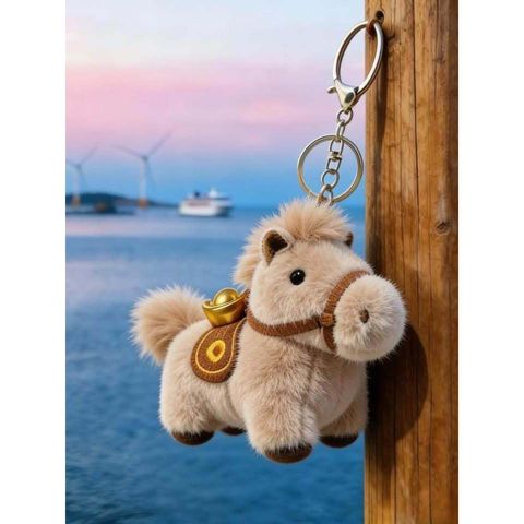 (ORDER) - Charm ngựa cõng vàng may mắn 2026 - Chuẩn LOẠI 1 treo túi, móc khoá CÓ KÈM HỘP LÀM QUÀ