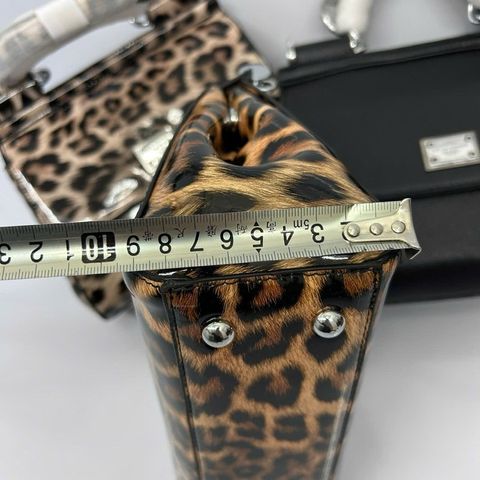 Túi xách Nữ D&G Da Bóng 3 size có 2 màu Beo/ Đen Chuẩn hãng, thích hợp đi tiệc