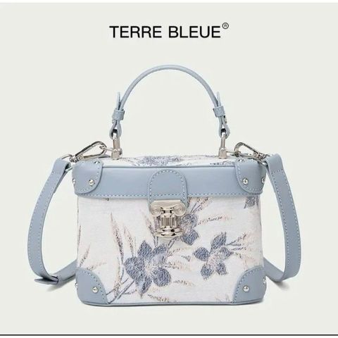 (LIMITED ORDER) - Túi xách Nữ TERRE BLEUE, Dáng Cốp Đứng Màu Pastel, Chất Liệu Da, Phù Hợp Đi Chơi Dạo Phố