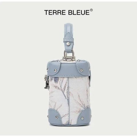 (LIMITED ORDER) - Túi xách Nữ TERRE BLEUE, Dáng Cốp Đứng Màu Pastel, Chất Liệu Da, Phù Hợp Đi Chơi Dạo Phố