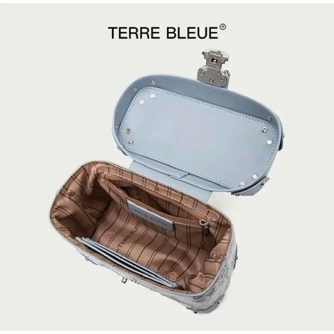 (LIMITED ORDER) - Túi xách Nữ TERRE BLEUE, Dáng Cốp Đứng Màu Pastel, Chất Liệu Da, Phù Hợp Đi Chơi Dạo Phố