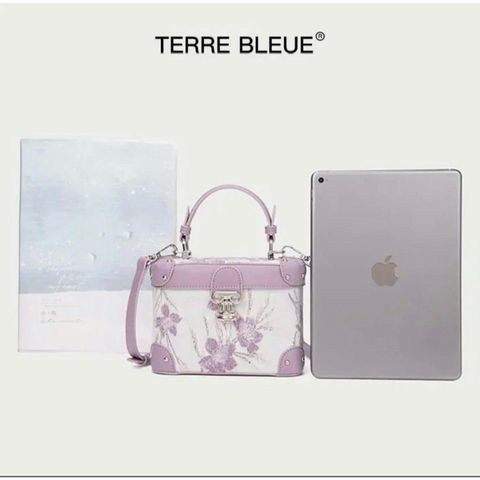 (LIMITED ORDER) - Túi xách Nữ TERRE BLEUE, Dáng Cốp Đứng Màu Pastel, Chất Liệu Da, Phù Hợp Đi Chơi Dạo Phố