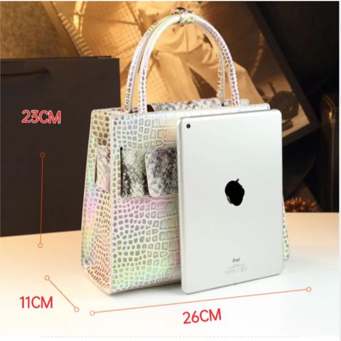 (VIP ORDER) - Túi xách nữ dung tích lớn phong cách mới 2025 To Ánh Xà Cừ Bóng
