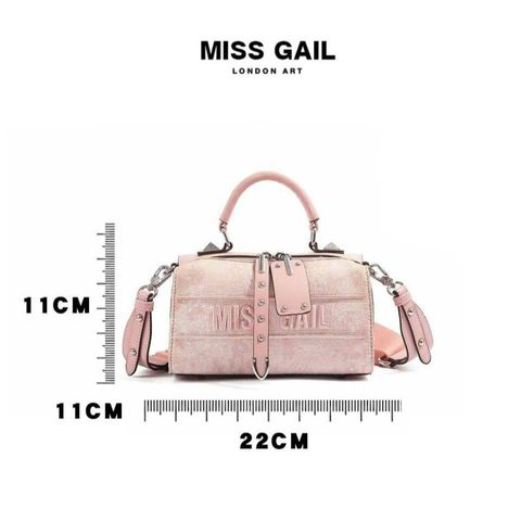(Hàng V.I.P LIMITED) - Túi Store MISS GAIL dáng cốp trống cá tính, thời thượng. Xách tay/ Đeo chéo