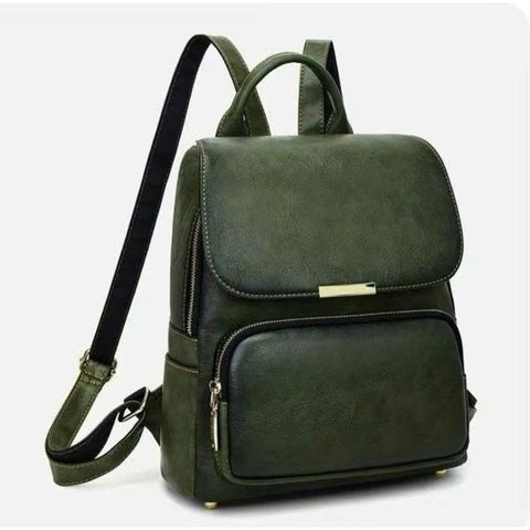 Balo Da Bò, Phong Cách Retro Cổ Điển Unisex, Chất Bò Thật Bền Đẹp