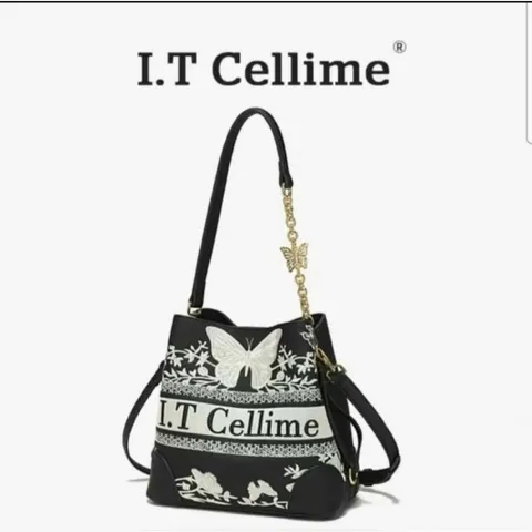 (Hàng V.I.P LIMITED - FULLBOX HÃNG) - Túi xách Nữ I.T CELLIME kiểu thêu Thời thượng, Thanh lịch, Dễ phối đồ
