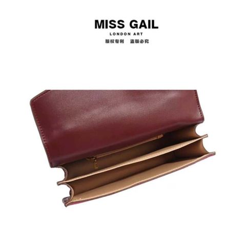 (Hàng V.I.P LIMITED) - Túi xách nữ MISS GAIL đeo vai nhung đỏ sang, họa tiết cao cấp đinh tán