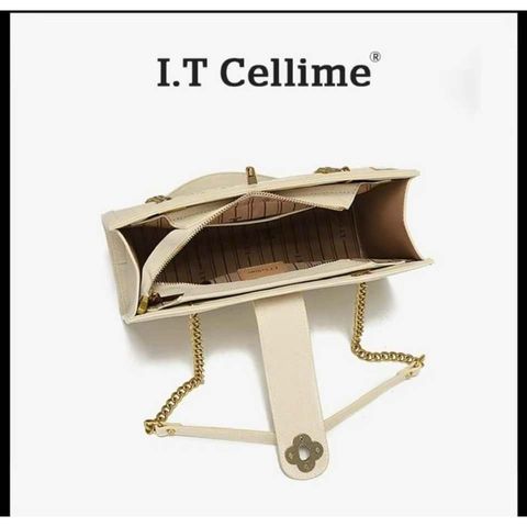 (Hàng V.I.P HÃNG LIMITED - NO BOX) - Túi xách Nữ I.T CELLIME size 30 to đựng nhiêù đồ, Hoa lá thêu, sang trọng