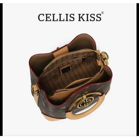 (Hàng V.I.P LIMITED - FULLBOX HÃNG) - Túi xách nữ CELLIS KISS thiết kế mới dáng trụ , thời thượng. Bag