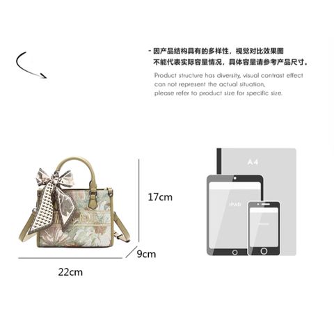 (Hàng V.I.P LIMITED) - Túi tote thêu hoa XANH tinh tế MISS GAIL sang chảnh tặng dây buộc nơ