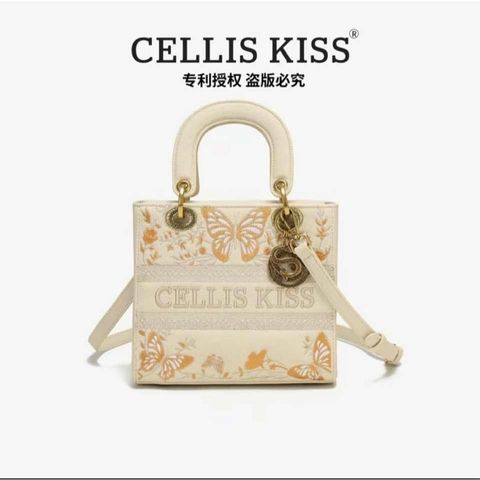 (Hàng V.I.P HÃNG LIMITED) - Túi xách nữ Cellis Kiss Màu Kem Bag. Đeo vai, đeo chéo. Dễ phối đồ