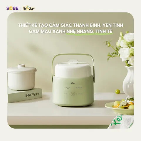 Nồi nấu chậm 1.0L Bear SC-4H10E