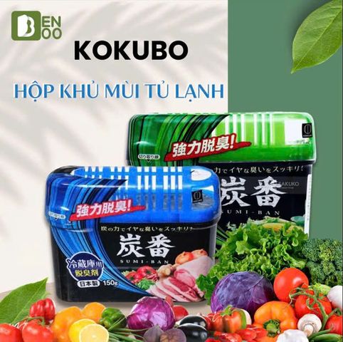 (COMBO 02 hộp) Sáp Khử Mùi Tủ Lạnh Than Hoạt Tính Kokubo Nhật Bản, Giải Pháp Tiện Lợi Và An Toàn 150g