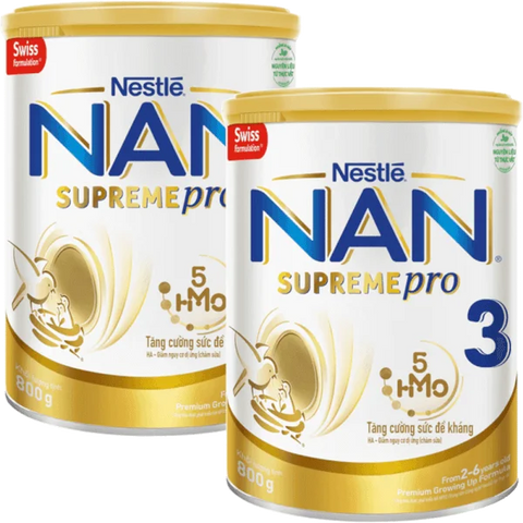 Combo 2 Sữa NAN SUPREME PRO số 3 800g (2-6 tuổi) 669354