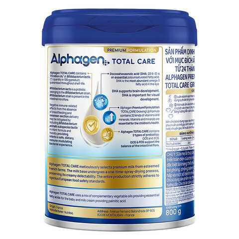 Combo 2 Sữa Alphagen Premium Formulation Total Care Growing Up Formula 800g