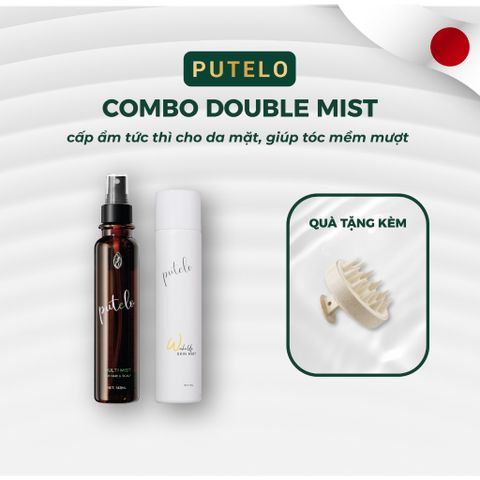Combo Xịt Khoáng Mặt + Xịt Dưỡng Tóc – Cấp Ẩm Da, Mượt Tóc, Mist 2in1