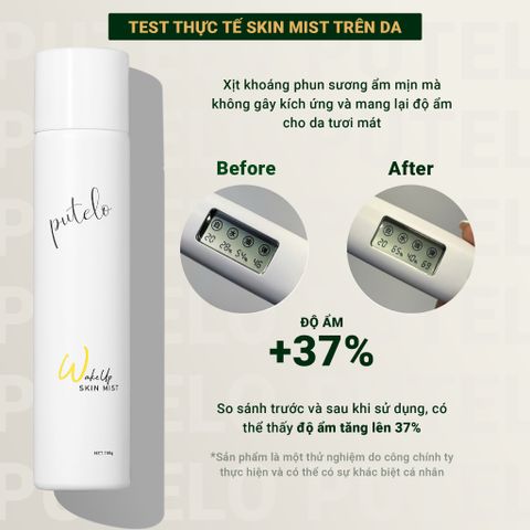 Lotion dạng xịt khoáng phun sương nâng cơ trẻ hóa da, cấp ẩm vượt trội, căng bóng da Wake up Skin Mist 150g