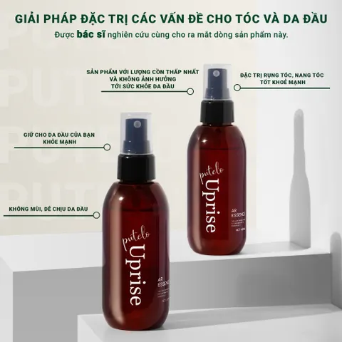 Tinh chất dưỡng da đầu, hỗ trợ mọc tóc, giảm rụng và phục hồi - Putelo AR Essence Uprise 140ml - Chính hãng Nhật Bản