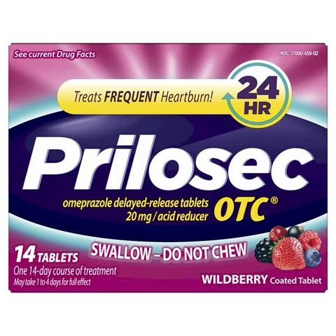 Viên vị trái cây-Prilosec OTC Acid Reducer – 14 Tablets