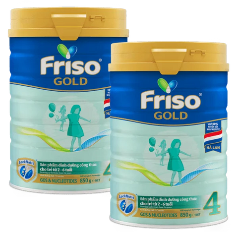 Combo 2 lon Friso Gold 4, 2 - 6 tuổi (800gr)