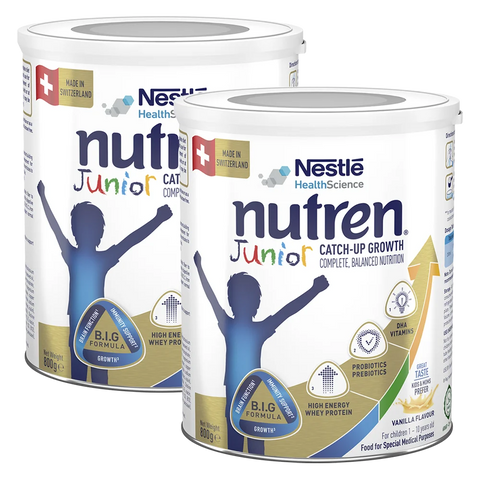 Combo 2 lon Thực phẩm dinh dưỡng y học Nutren JUNIOR 800g (1-10 tuổi)