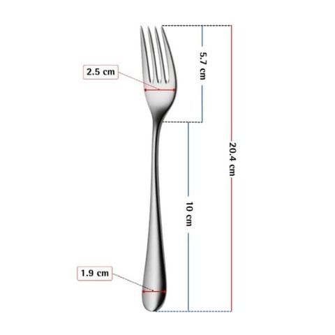 Bộ 6 dĩa ăn WMF Merit Cromargan Protect 20.4cm 1140026345S