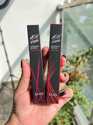 Mascara Clio Kill Lash Superproof 7g #01 Long Curling – làm dài cong mi