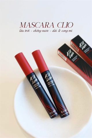 Mascara Clio Kill Lash Superproof 7g #01 Long Curling – làm dài cong mi