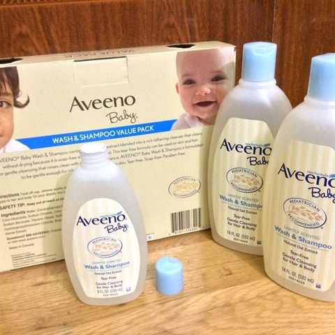 Sữa tắm gội Aveeno Baby 532ml dịu nhẹ cho bé
