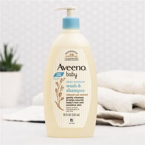 Sữa tắm gội Aveeno Baby 532ml dịu nhẹ cho bé