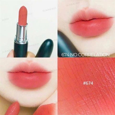 Son MAC 674 Maximal Matte Lipstick 3.5g – son lì, mịn môi