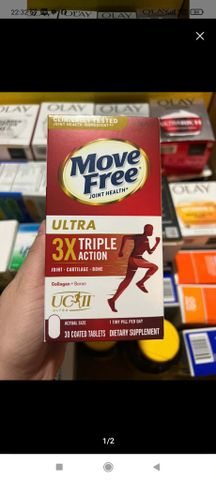 Viên Uống Bổ Xương Khớp Schiff Move Free Ultra Triple Action hop 30 tu Mỹ