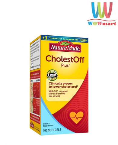 Viên uống giảm cholesterol Nature Made Cholest Off Plus 450mg 100 viên.Tu MY