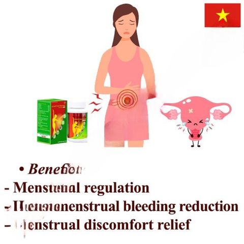 Chỉ Huyết Phụ Băng Nang - Điều hòa kinh nguyệt, giảm đau bụng kinh, rong kinh - lọ 30 viên
