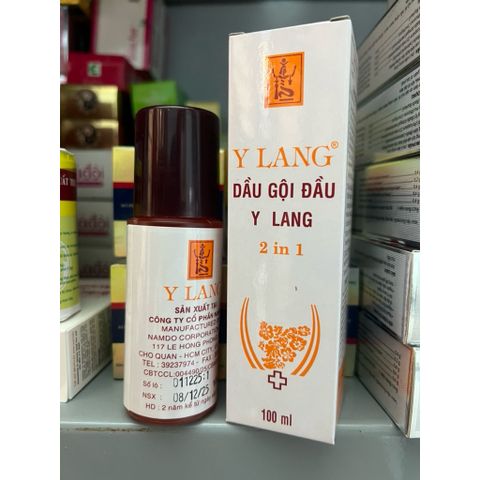 Dầu Gội Y Lang, Mềm Tóc, Sạch Tóc, Sạch Chấy, Sạch Da Đầu , Chai 100ml