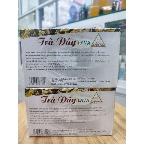Trà Dây LAVA Dạng Túi Lọc Hỗ Trợ Giảm Viêm Loét Dạ Dày Chính Hãng Chè Dây Hộp 30 Túi Lọc Giúp Mát Gan Giải Độc Ngủ Ngon
