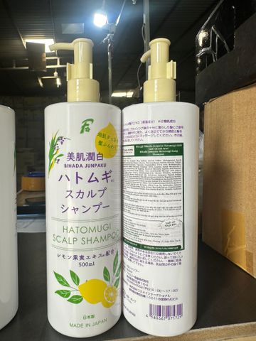 Dầu Gội/Xả Hatomugi chai 500ml có vòi