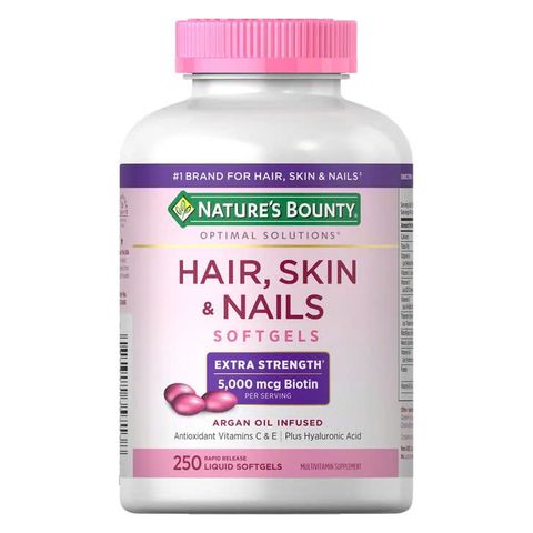 Viên Uống Làm Đẹp Da Tóc Móng Nature's Bounty Hair Skin & Nails 250 Viên - Tăng Cường Vitamin Chăm Sóc Sắc Đẹp Từ Bên Trong