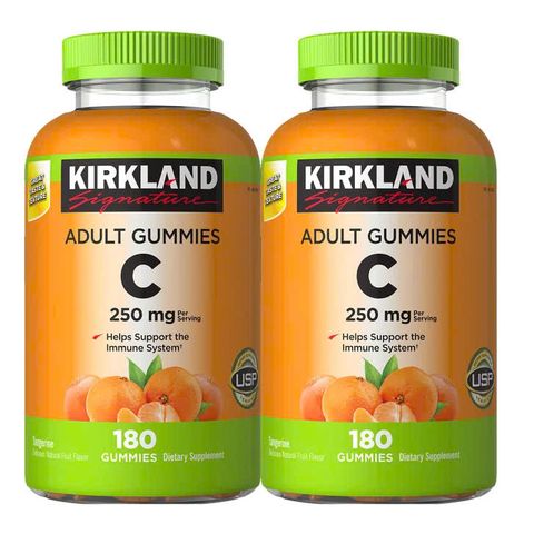 Kẹo dẻo hỗ trợ bổ sung vitamin C 250mg Adults Gummies Kirkland 180 viên, Mỹ 671667