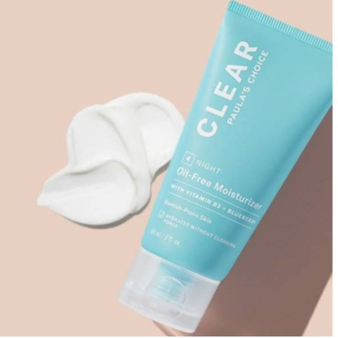 Kem Dưỡng Ẩm Ban Đêm Da Mụn Paula’s Choice Clear Oil-Free Moisturizer 60ml 