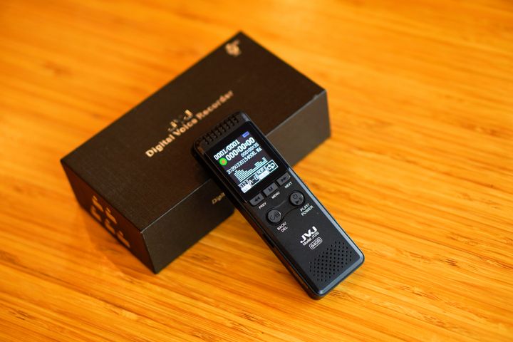 Máy Ghi Âm JVJ J125i 64GB - Thiết Bị Ghi Âm Chất Lượng Cao, MP3/WMA, Pin Lithium, Hàng Chính Hãng, Dụng Cụ Ghi Âm Tiện Lợi
