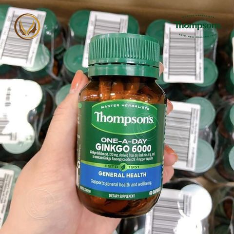 Viên uống bổ não, cải thiện trí nhớ và tập trung Thompson’s One-A-Day Ginkgo 6000mg 60 viên