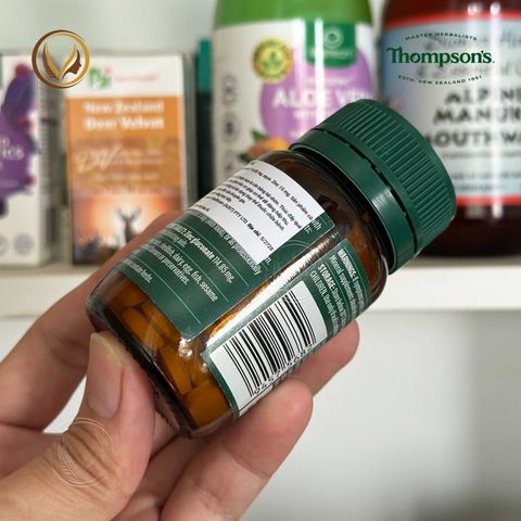 Viên uống kẽm hữu cơ Thompson’s Organic Zinc 80 viên