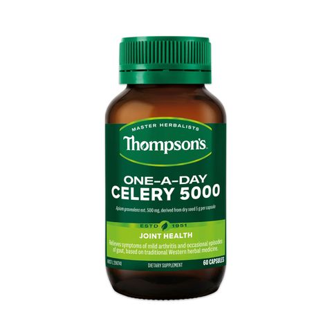 Viên uống giảm đau nhức khớp, giảm đau góut Thompson’s One-A-Day Celery 5000mg 60 viên