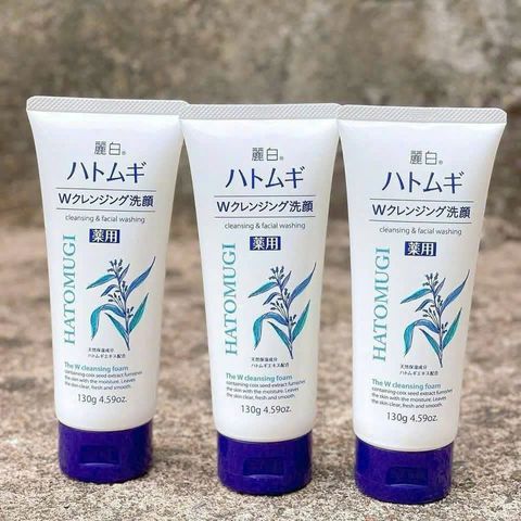 Sữa Rửa Mặt Hatomugi Naturie Nhật Bản 130g – Làm Sạch Dịu Nhẹ, Dưỡng Ẩm Tự Nhiên