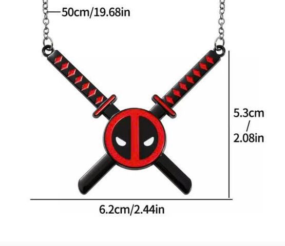 Vòng Cổ Deadpool Phong Cách Anime Độc Đáo - Quà Tặng Độc Đáo Cho Người Hâm Mộ