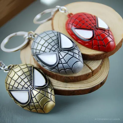 Móc khóa Phong Cách Họa Tiết Siêu Nhân Spider-Man