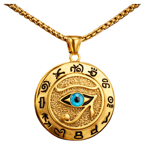 Dây Chuyền Eye of Horus – Mắt Thần Horus Bảo Hộ | Bùa Hộ Mệnh Ai Cập Cổ Đại